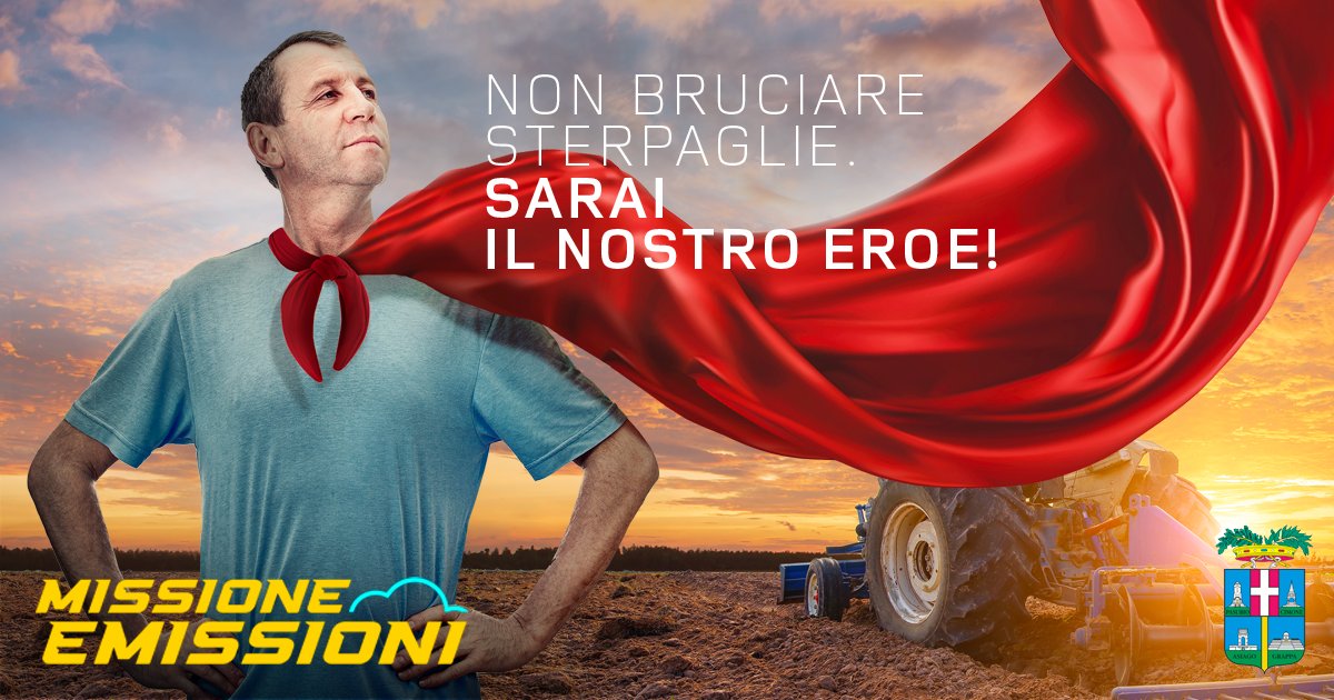 Se sei un allevatore o un agricoltore ci sono tante piccole azioni che puoi compiere per contrastare l’inquinamento atmosferico, come non bruciare ramaglie all’aperto. Sarai il nostro eroe!  #Missioneemissioni #MenoPM10 #Stopinquinamento