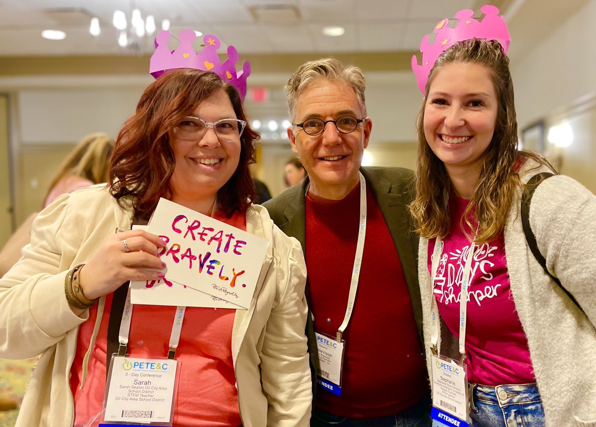 FablePaul's tweet image. Putting the PLAY in ⁦@peteandc⁩ #STEM Playground! Congrats ⁦@steph_anie10⁩ &amp;amp; ⁦@oilerslibrarian⁩ for your crowning achievement using #FabMakerStudio engineering design &amp;amp; fabrication program!#CreateBravely ⁦@FableLearn⁩ ⁦@TIU11EdTech⁩ #peteandc