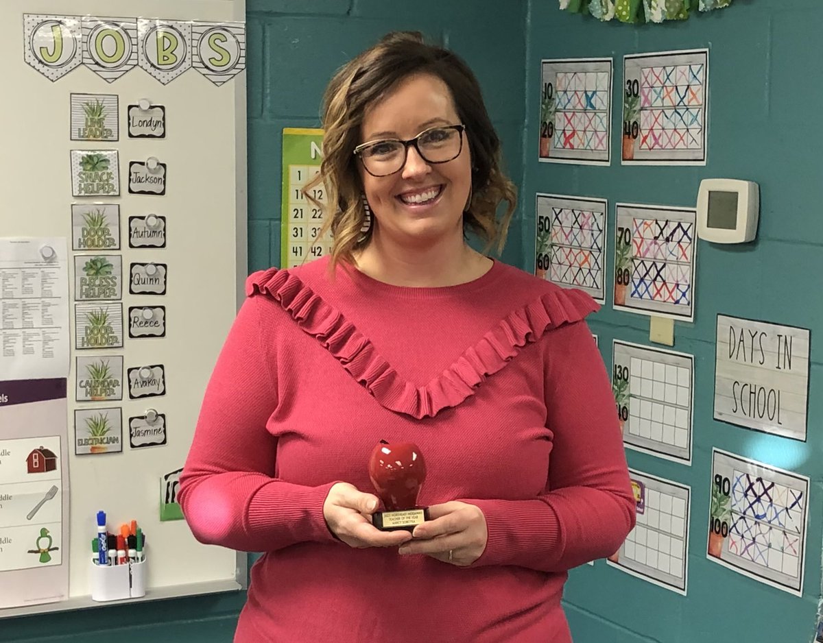 NENbluejays's tweet photo. Congratulations to Northeast Nodaway 1st Grade teacher Mrs. Marcy Sobotka. She will represent NEN as the 2022 Teacher of the Year! #NENPride #PromoteGreatness https://t.co/qnj7GfJGye