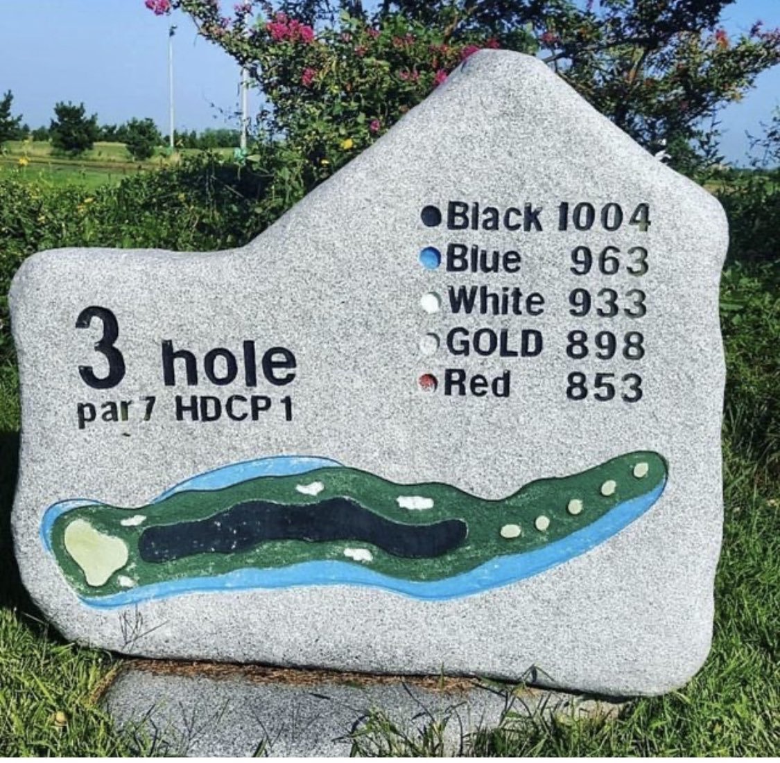 This is definitely birdie material for <a href="/brockmcginnis/">Brock McGinnis</a>.  Would have to play from the black's though.
