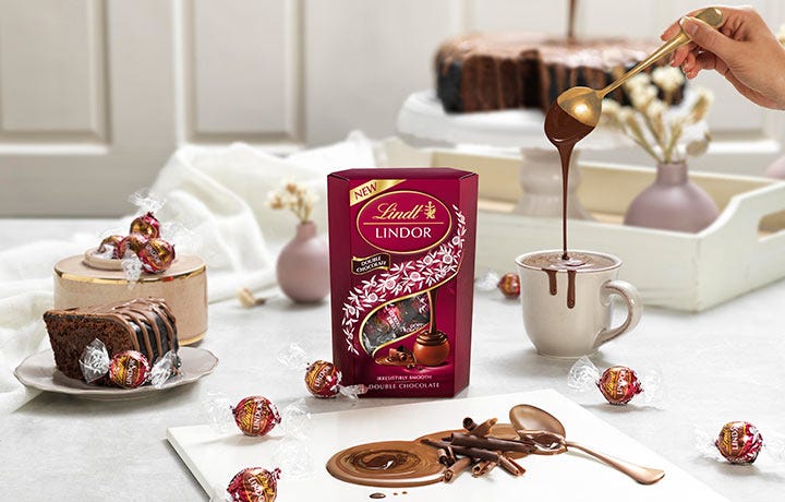 Have you tried our new LINDOR Double Chocolate truffles yet? They have a perfectly round milk chocolate shell with an irresistibly smooth melting filling with dark chocolate. Available now in stores and online: lindt.co.uk/lindt-lindor-d…