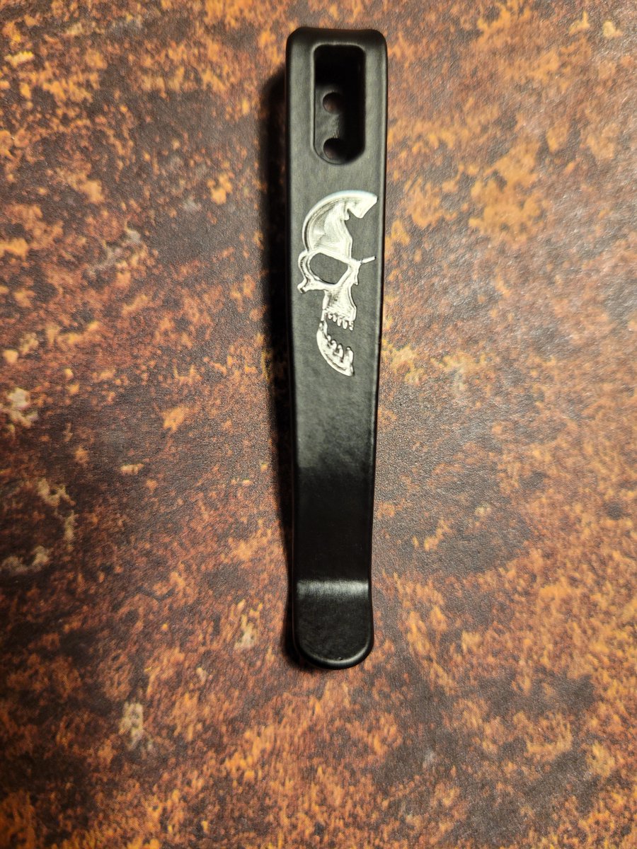 popscustomclips's tweet photo. @albert_nft4 Please look at my collection called "10 Years in Titanium".  https://t.co/NiDC1auYME  A photo record of my 10-year self-taught journey creating knife-art with titanium pocket clips.  $3K+ unlockable content. Artist story at https://t.co/BpRJwuXy6N https://t.co/Yx9IanTfEm