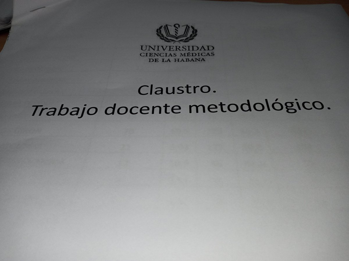 Se realiza consejo académico de la #UCMH cuyo tema fundamental es el trabajo docente metodológico, y lograr una mayor calidad del proceso de formación.