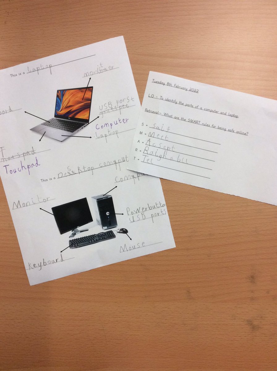 ditton_ps's tweet image. 1RD have been labelling laptops and desktop computers today in our unplugged computing lesson. 💻🖥 #DittonPrimaryComputing