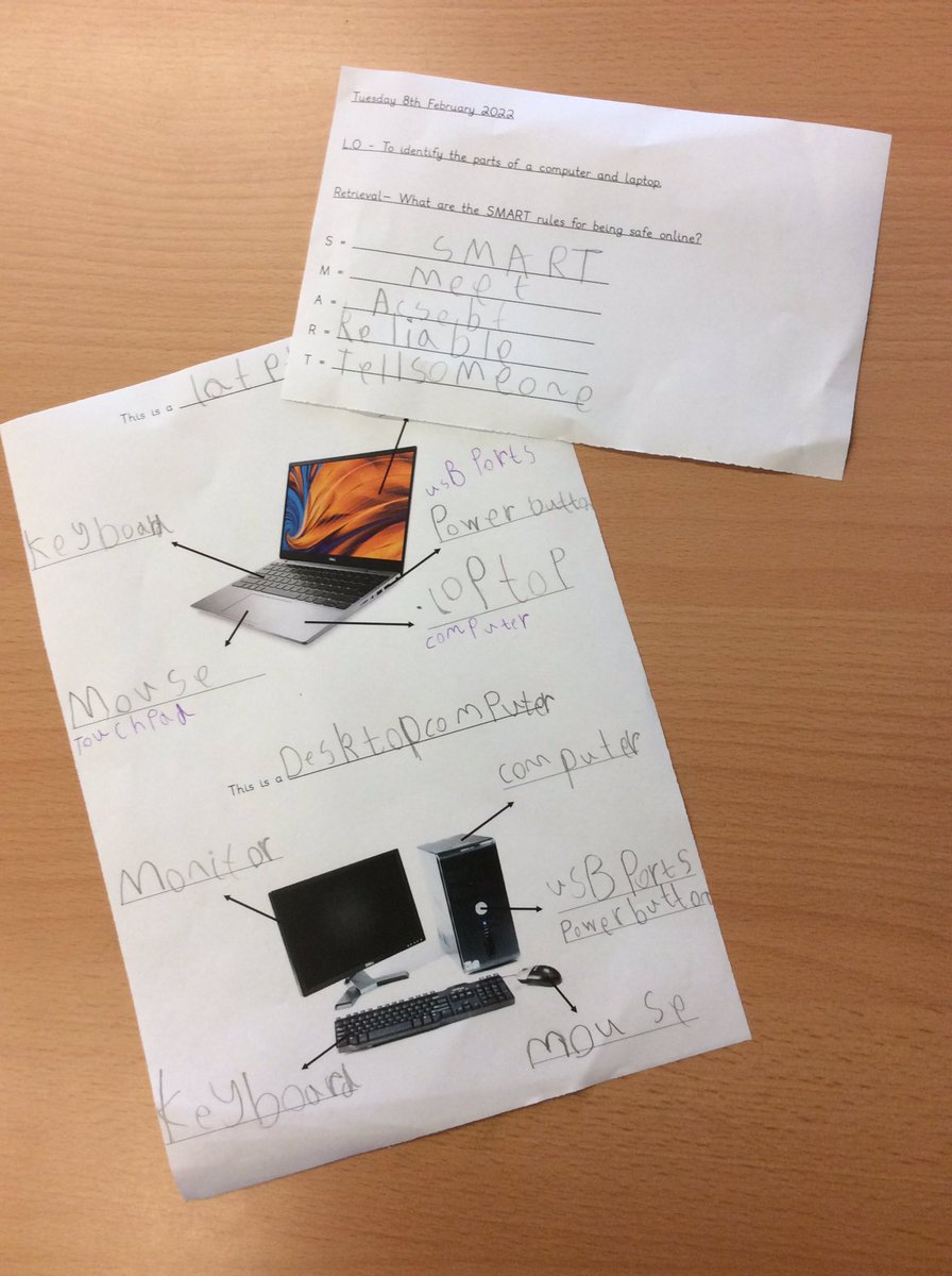 ditton_ps's tweet image. 1RD have been labelling laptops and desktop computers today in our unplugged computing lesson. 💻🖥 #DittonPrimaryComputing