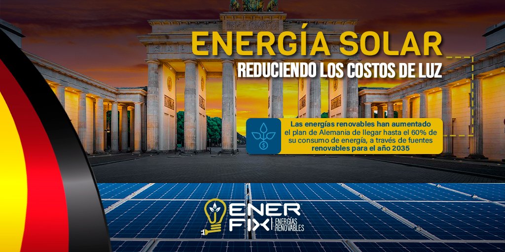 EnerfixMx's tweet photo. Las #energíasrenovables están siendo #másaccesibles, y ello las convierte en opciones más viables para la generación de #electricidad y cuidar el #medioambiente. ☀ https://t.co/PZVAYi64kU