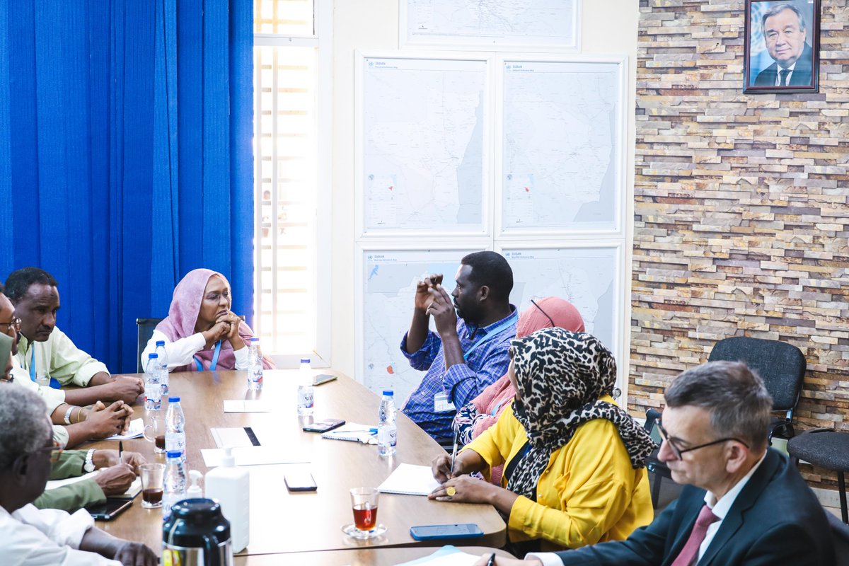 UNITAMS's tweet photo. Members of the Union of People with Speech-Hearing Disabilities #PwD participated actively, and enthusiastically in a consultation session with SRSG @volkerperthes and #UNITAM team, part of UN-facilitated consultations for a political process for #Sudan https://t.co/ZQqmhMyt19