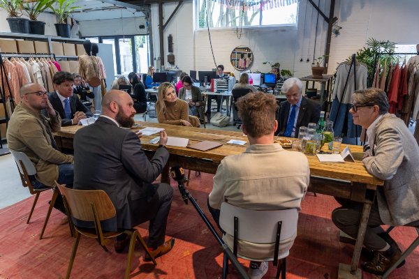 Koningin Máxima sprak vandaag in Breda met mkb-ondernemers over o.a. de impact v/d coronacrisis en hun toekomstperspectief. De gesprekken vonden plaats o.l.v. wethouder <a href="/boazadank/">Boaz Adank</a>, voorzitter v/d Taskforce economisch herstel en transitie vng.nl/nieuws/koningi…