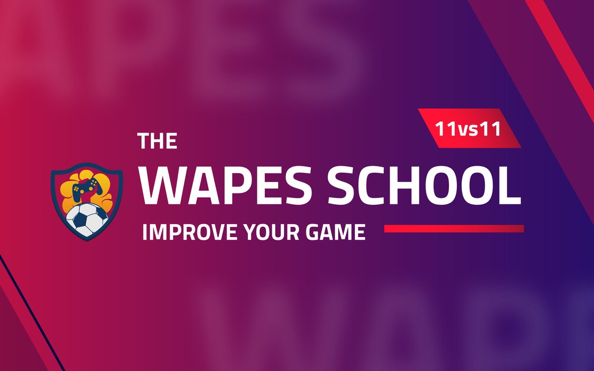 THE WAPES SCHOOL🎓
The 1st series of 11vs11 tips now available on YT!

👉youtube.com/playlist?list=…

22 game situations disected to learn more in depth about the richness of 11vs11 gameplay !

And you, why do you think game devs (Konami, EA, UFL, Goals) should value 11vs11 gameplay?