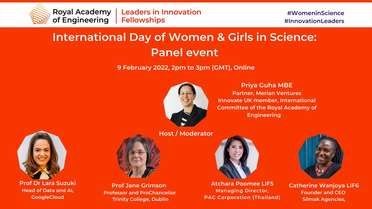 WES1919's tweet photo. What can women do to leverage their unique skills as trends shift in the STEM industry? We sit down with a panel of #innovationleaders who have broken barriers in their respective fields at @RAEngGlobal event celebrating #WomeninScience 

Register here https://t.co/h2u7VHm97U https://t.co/O7KyqSx3Mj