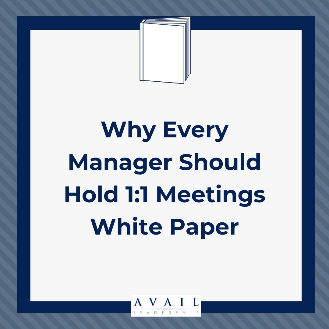 Most managers don't realize that their most powerful leadership tool is the one-on-one meeting.  Check out this FREE best practice guide to harness the power of one-on-one meetings.

 zcu.io/ck9E 

#whitepaper #freeresource #resource #meetings #tips