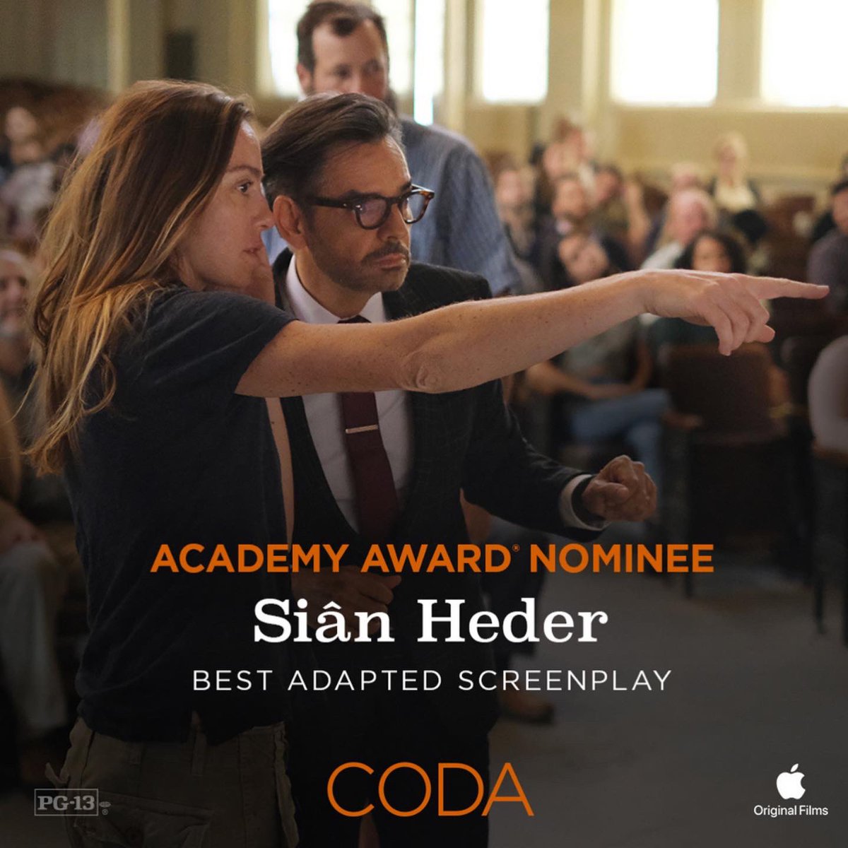 Thank you to <a href="/TheAcademy/">The Academy</a> for recognizing #CODAfilm with these nominations. 

Congratulations <a href="/sianheder/">Sian Heder</a> and <a href="/TroyKotsur/">Troy Kotsur</a> !!

#AcademyAwards  #Oscars #FYC
CODA Now Streaming on @AppleTVplus.