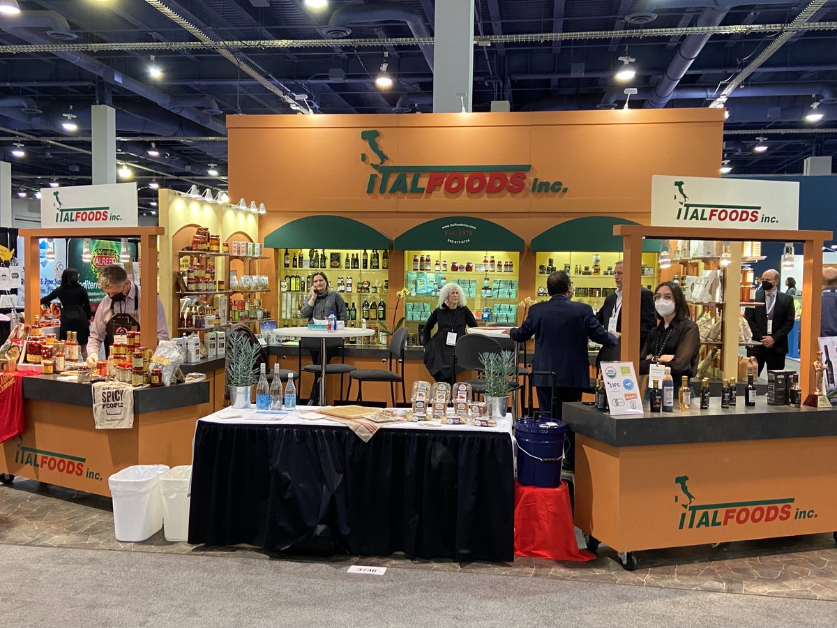 KontosFoods's tweet photo. The @Specialty_Food #WinterFancy Food Show has food from all over the world. We took in a few of the international offerings including @somerdalecheese and Ital Foods Inc. It's been a great show! See you next year!π https://t.co/te3zPhtcxh