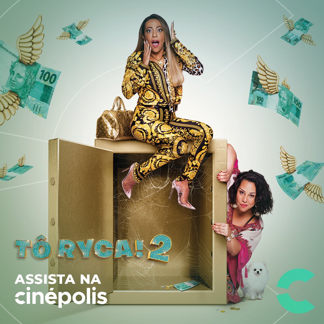 cinepolisbrasil's tweet photo. Gente, bloquearam a herança do tio da Selminha 🤦‍♀️

E pra piorar: tem uma fake aí se passando por ela!

Divirta-se com essa comédia incrível!

Assista a #ToRyca2 na Cinépolis!

Confira a programação completa no link da bio!

#TôRyca2NaCinépolis
@dtfilmes
#dtfilmes https://t.co/kRFDTefBmz