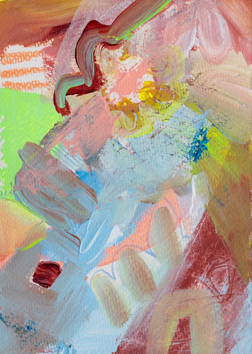 LOverbeyArt's tweet photo. 🔥LISTED🔥
🌼“Losing My Ground”🌼
1/1 edition on @opensea
🔓unlock original painting
5”x7” on paper
RTs are greatly appreciated 💛
https://t.co/RxHtpAVmI8
#nftdrop #NFTs #WomeninNFTs #WomenInCrypto #nftpainters #nftabstractart #nftphysical #nftunlockable #nftart https://t.co/8ooemTcMpk