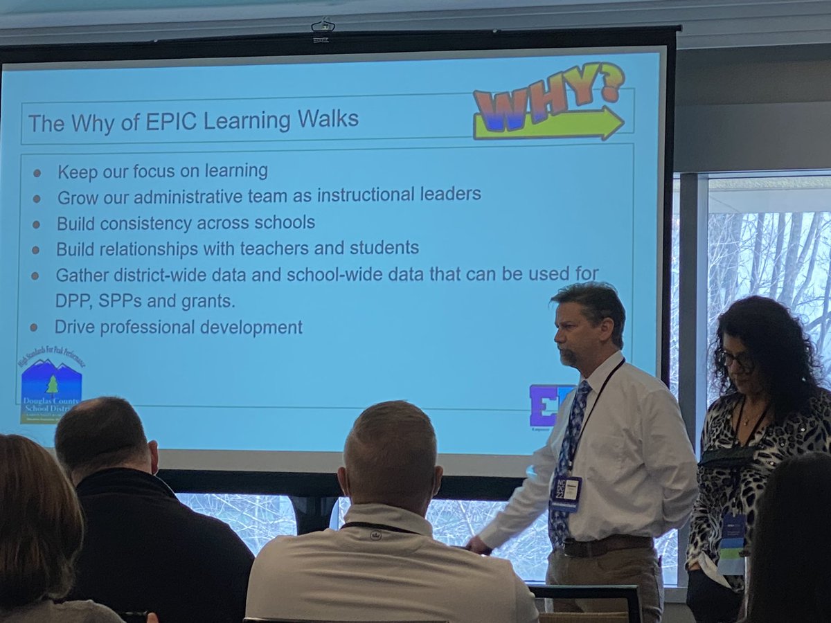 Great info on instructional rounds from <a href="/RommyCroninMack/">Rommy Cronin-Mack</a> and Shannon Brown from <a href="/dcsdk12/">Douglas County School District</a> at #NCDC22. One of the ideas I’ve been most excited about over the last few years - an awesome way to define and scale an instructional identity!