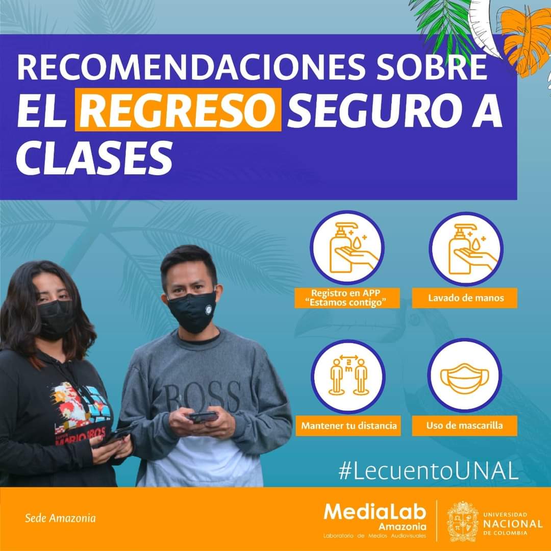 🔴 Volvemos a clases presenciales en la #Unal <a href="/UNALOficial/">Universidad Nacional de Colombia</a> <a href="/UNALColombia/">Universidad Nacional de Colombia - Oficial</a>
