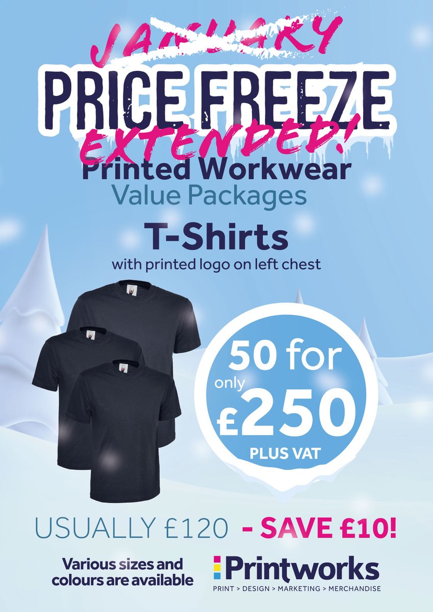 We've got a range of branded embroidered or printed workwear packages available to suit all needs

We also offer totally bespoke packages. 

Get in touch to get yours 

☎️  0151 227 4589
📧  info@printworksliverpool.com
🏪  4 Victoria Street, Liverpool L2 6QJ