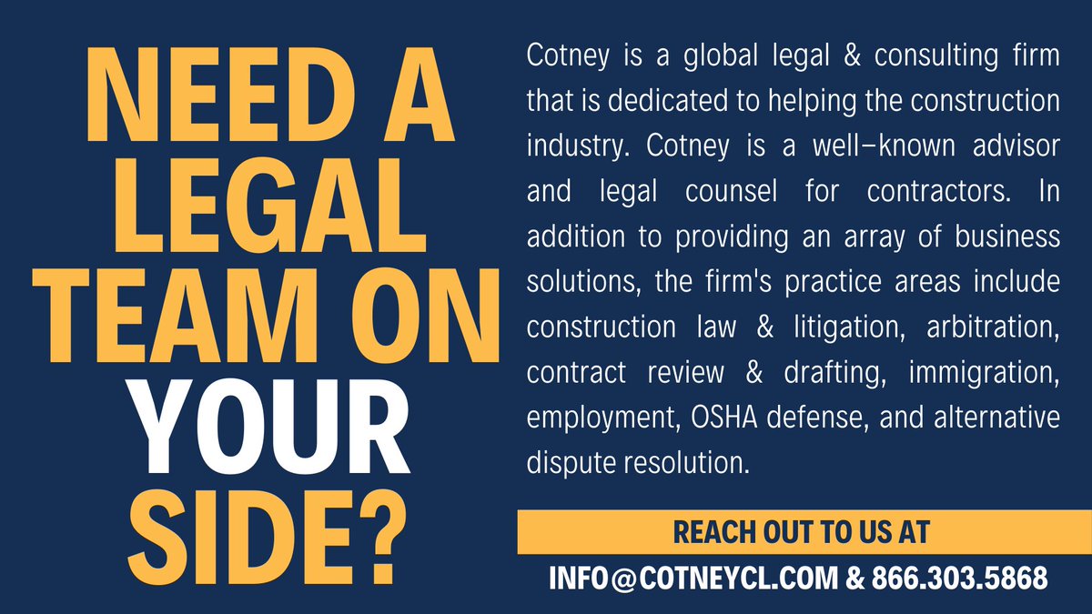 Are you looking for a legal team that you can trust? At Cotney Attorneys &amp; Consultants, we take pride in putting our clients first. Reach out to us today at info@cotneycl.com or 866-303-5868.