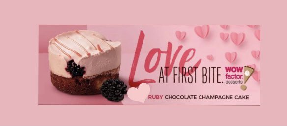 💖Love💖 at first bite!

🎶Ruby, Ruby, Ruby🎶
Chocolate Champagne Cake! 

An infused champagne cake layer with blackberry syrup, topped with whole blackberries, then layered with ruby chocolate and a homemade champagne mousse! 

Sold as a tray of 10.
#shpk #etobicoke #yeg #to