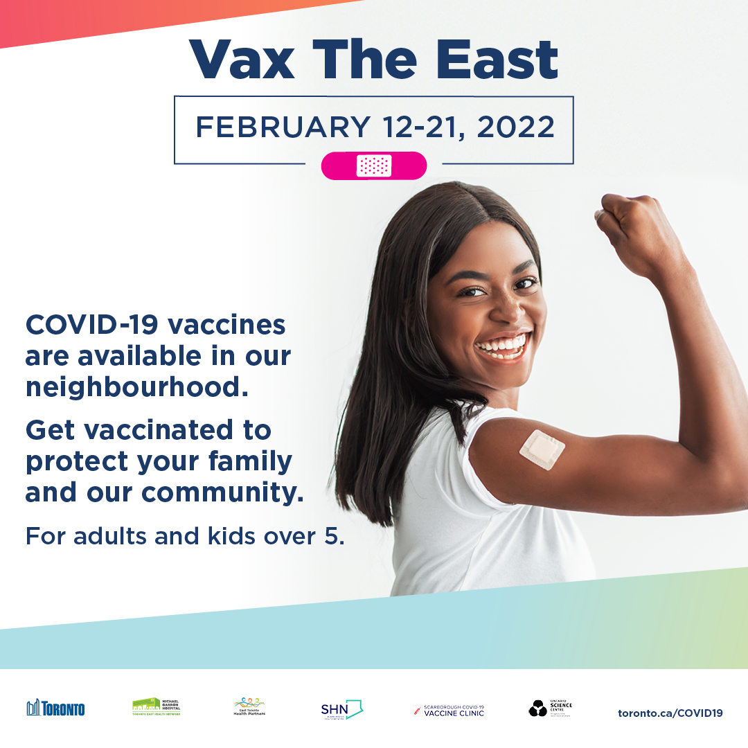 cityoftoronto's tweet image. Team Toronto launching “Vax The East” – a 10-day campaign to increase COVID-19 vaccination rates across Toronto’s east end. 

News release: toronto.ca/news/team-toro…