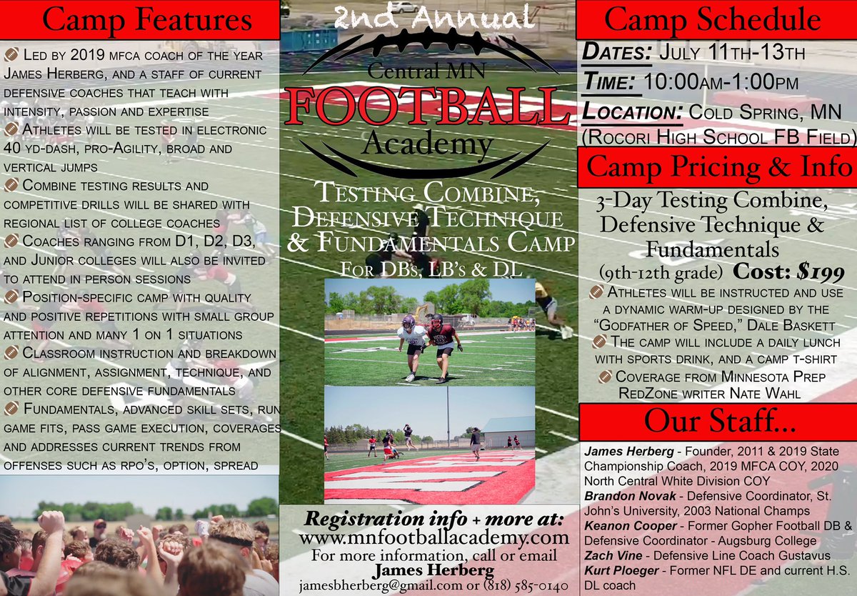 Central Minnesota Football Academy tweet media