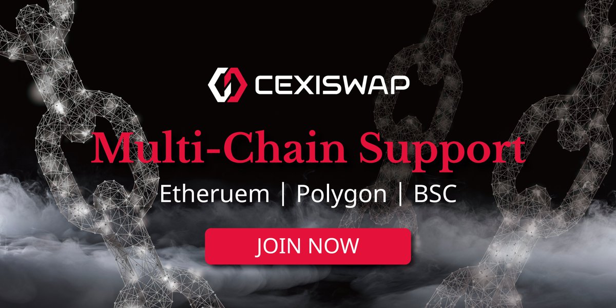 We are proud to announce #CEXISWAP supports #BinanceSmartChain and #BNB now⚡️, liberating more liquidity from #BSC, #Ethereum, and #Polygon⚡️⚡️⚡️

Join the DEX price revolution: cexi.to/cexiswap0208

More chains coming🔥🔥🔥
#DeFi #Blockchain #SmartDefi