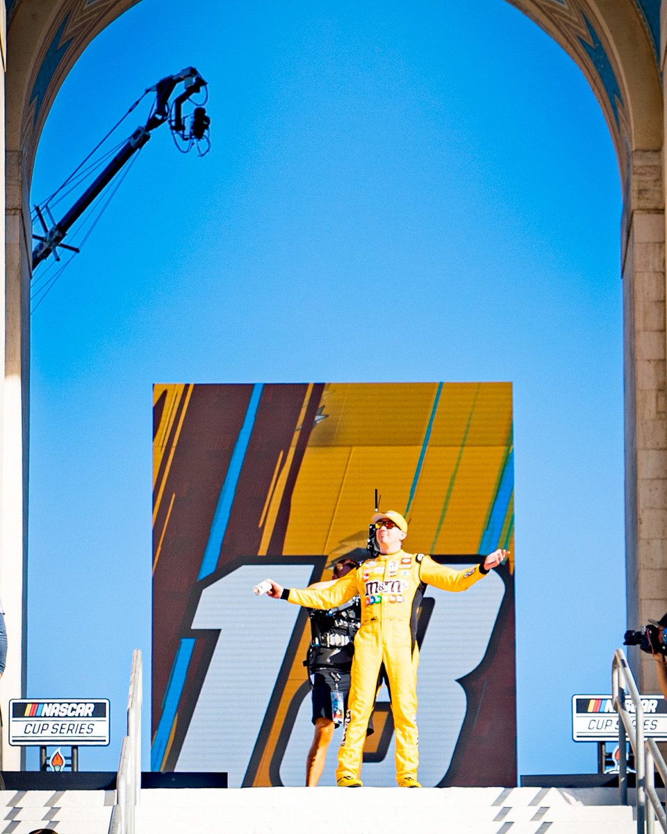 KyleBusch's tweet photo. Were u not entertained⁉️ Tell me what u thought about the Clash @lacoliseum https://t.co/jgqeHVcZ1F