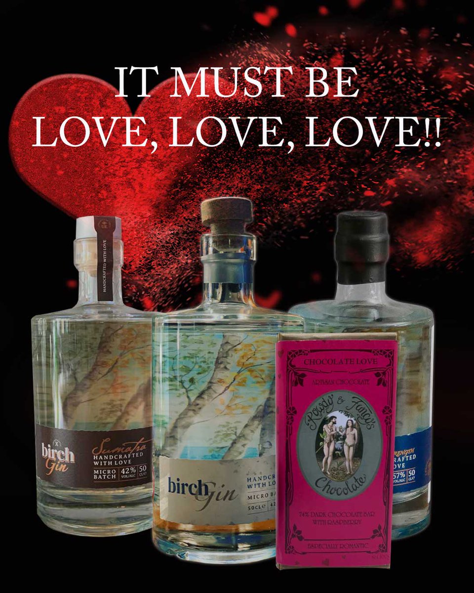 This is your chance to show that special someone that you love them... with our gorgeous Valentine's delights.
A bottle of Birch #Gin paired with luxury #chocolate complete with a beautiful ceramic #heart, making the perfect gift for your #Valentine.
birchgin.com/products/valen…