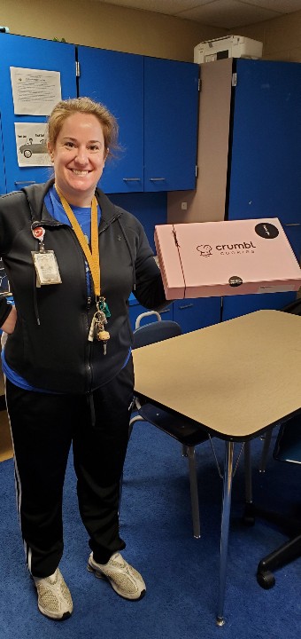 Celebrating our fabulous counselor, Tabitha Jarrett, on sweats &amp; sweets day! <a href="/SueHerrera14/">Sue Herrera</a> <a href="/HMC1Proud/">Hickman Mills C-1 School District</a>