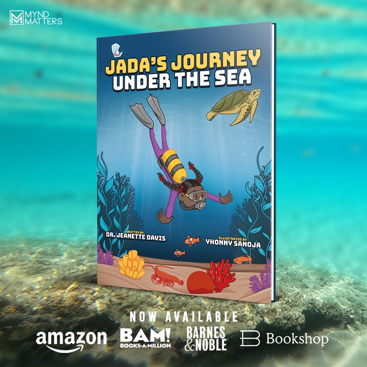 #ChildrensBooks #2 is officially here!

Order TODAY on Amazon (amzn.to/3shASYA) or get autographed copies on my website (drocean.science)
 Jada's Journey Under the Sea! The best way to introduce young readers to #ocean #Science

#BlackHistoryMonth
#WomenInScience