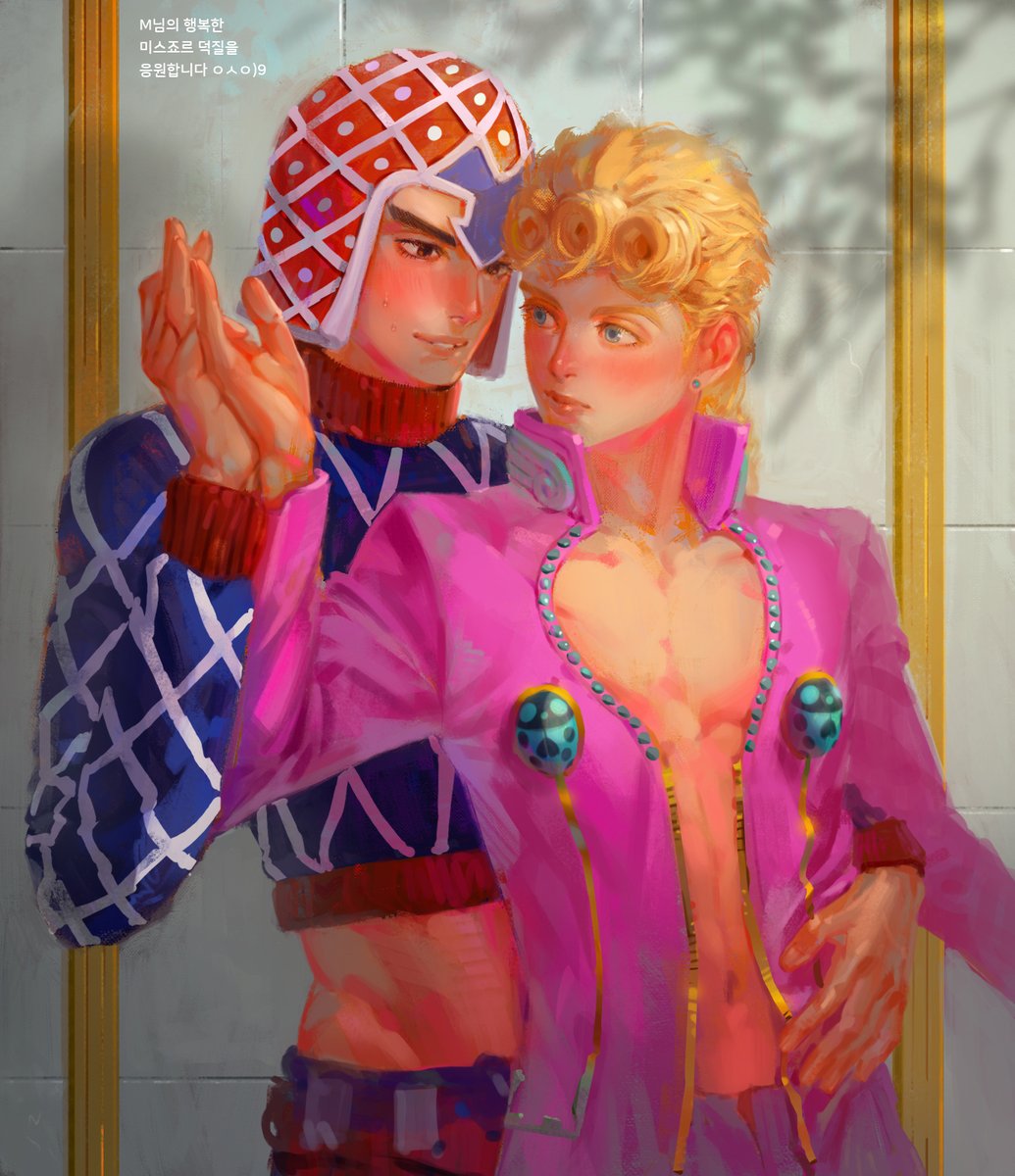 안녕하세용 오랜만에 죠죠그림 그려서 올리고갑니다 멋쓱..
친구 주려고 그린 미스죠르 🔫🐞