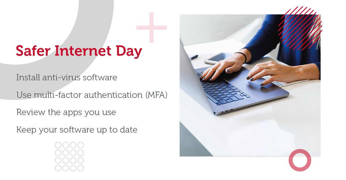 Safer Internet Day is for people of all ages, and aims to make the internet a better, safer place. Here are some quick &amp; easy tips to protect yourselves and those around you when online. #saferinternetday
