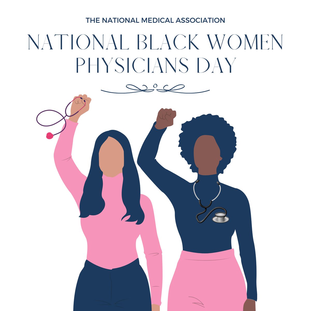On National Black Women Physicians Day, the NMA would like to honor female physicians across the country. We celebrate &amp;  support you as a colleague, friend, family &amp; doctor! Help us in celebrating today! #NationalBlackWomenPhysiciansDay   #BlackWomenInMedicine  #BlackMedTwitter