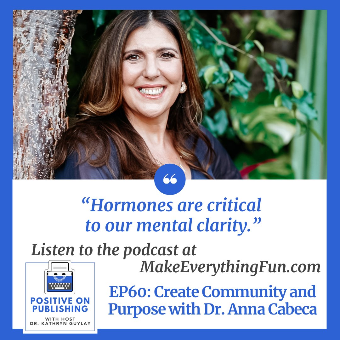kathryntkemp's tweet photo. Learn more about boosting your health and longevity from my interview with Dr. Anna Cabeca: https://t.co/eGDkrQJBsd
#podcasts #makeeverythingfun #menopause #womenshealth https://t.co/L1dnd5QoEl