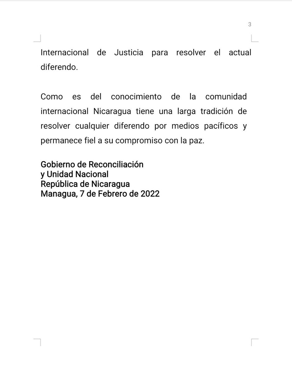 CTipitapa's tweet photo. Nota de prensa del Ministerio de Relaciones Exteriores de #Nicaragua sobre afirmaciones de la fuerza Naval de la República de El Salvador.
#VamosAdelante #8Febrero https://t.co/mtJT6Vpgfx