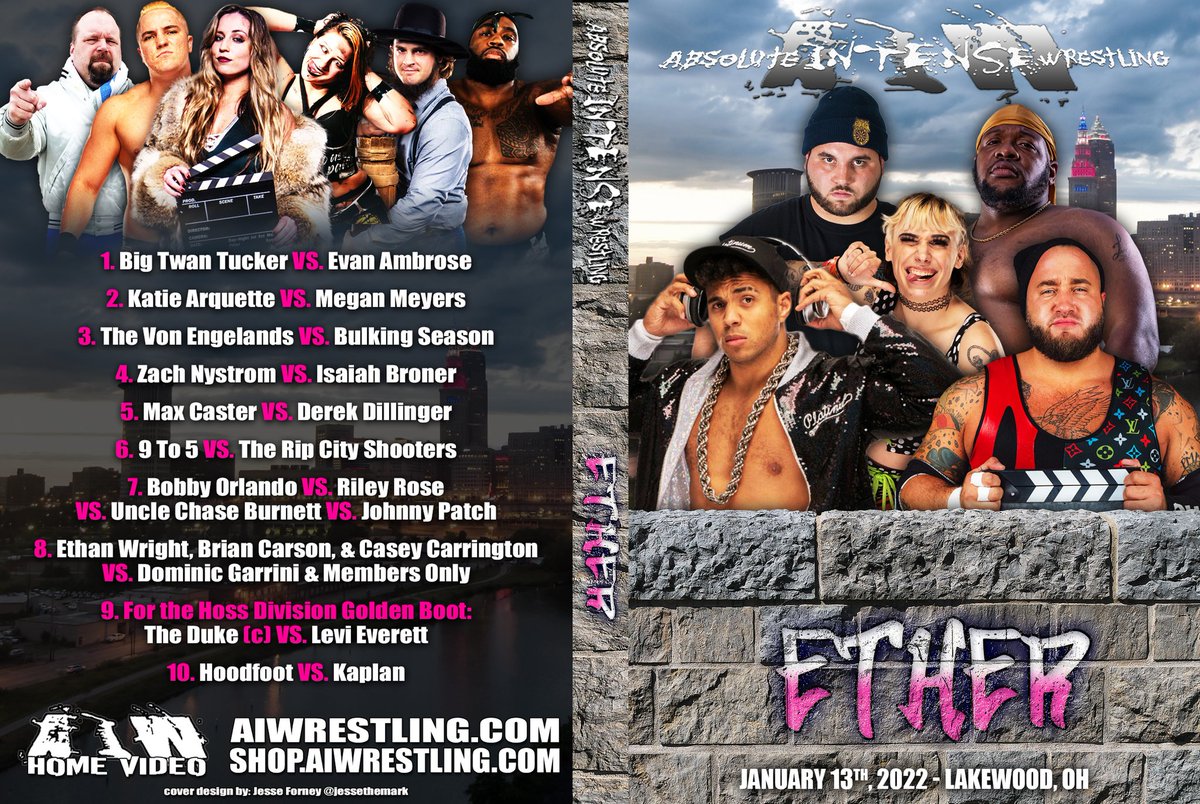 smartmarkvideo's tweet photo. #NewOnSMV from @aiwrestling
#AIWEther (1/13/22)
Dvd: https://t.co/K6JBd6B8pW
Mp4: https://t.co/LpuwxqnXAb https://t.co/oAFMg7Fld0