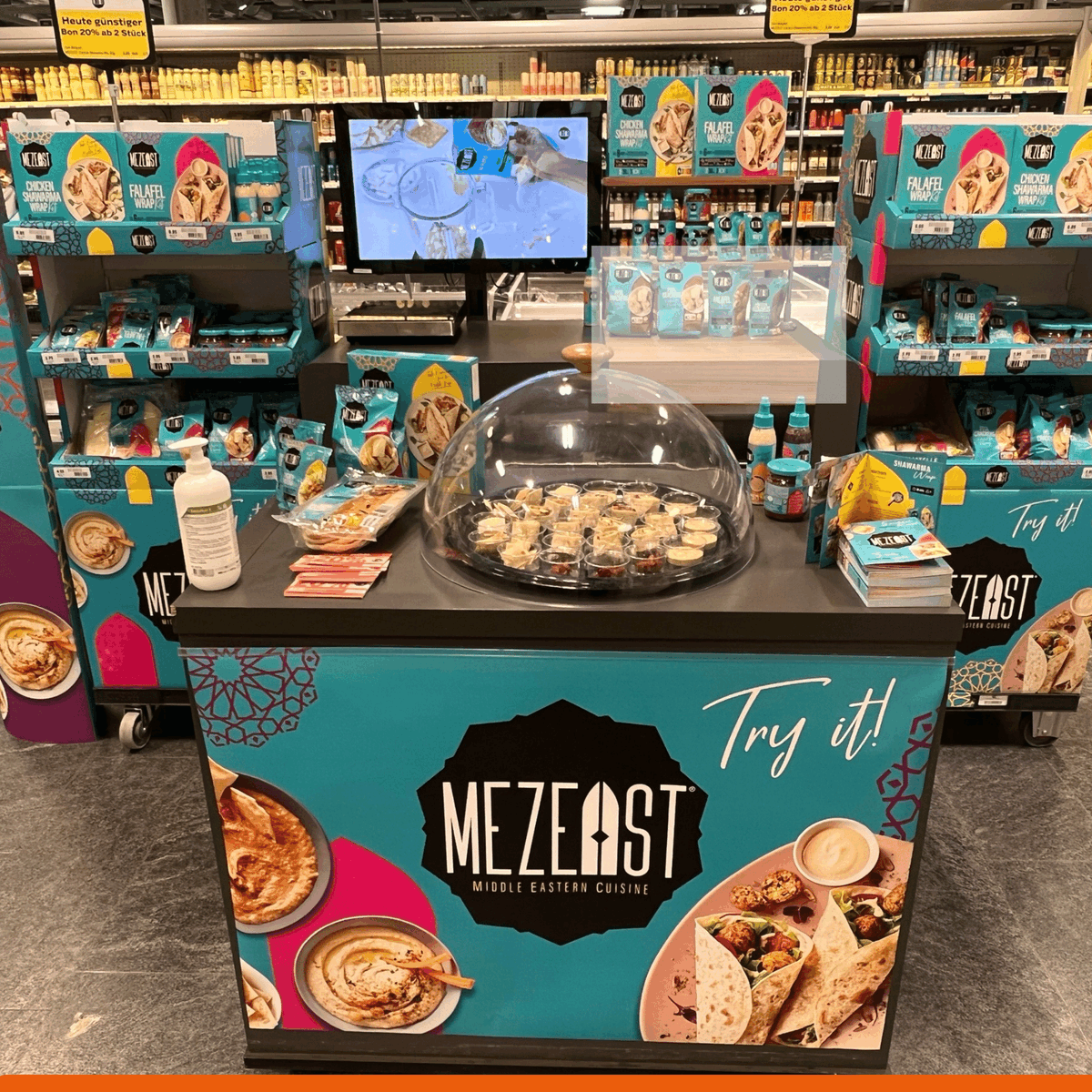 Welcome to the Middle East! In Jan 2022, Boost Group offered <a href="/coop_ch/">coop_ch</a> customers in Switzerland a culinary journey to the Middle East through a live cooking tasting promotion with the new #MEZEAST products of <a href="/Nestle/">Nestlé</a>. 
#pos #promotion #brandexperience, #boostgroup #loyaltyprograms