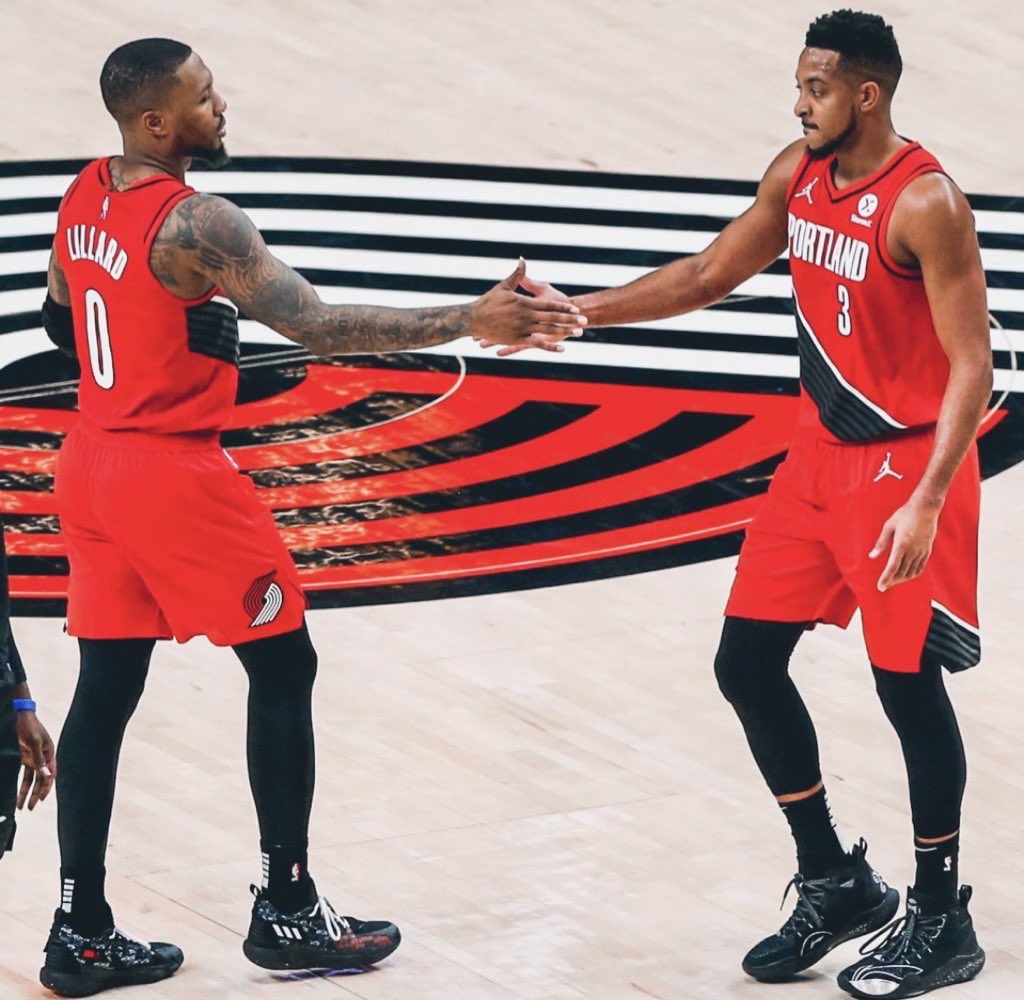 503Blazerfans's tweet photo. 9 years together, both from mid major schools looking to make a name for themselves in this league and look how long they lasted. I’ve grown up watching this duo and am deeply saddened that it didn’t work out. 

Gonna miss you in RipCity @CJMcCollum https://t.co/gHdKBoEzgi