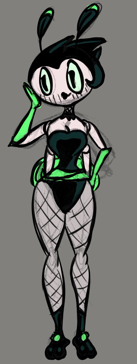 blantazmDraws's tweet photo. Lightnin bug lass? https://t.co/YC30fMJDCp