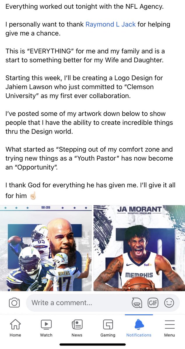 ImBigZy's tweet photo. I’ve Officially Joined the @NFL as a Graphic Designer for an NFL Agency. 

Can’t wait to get to work. More content coming soon 🔜 https://t.co/rlb0uc5Xlm