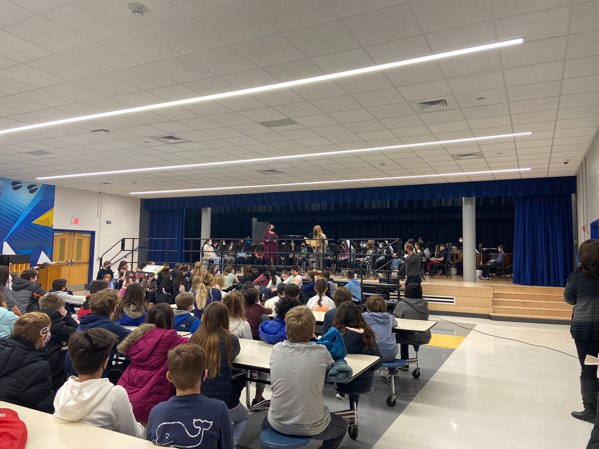 Dater 5th Graders traveled to Smith School to check out the Smith band and chorus! Watch out Smith School- Here we come! We are so excited! #GoRamsNJ