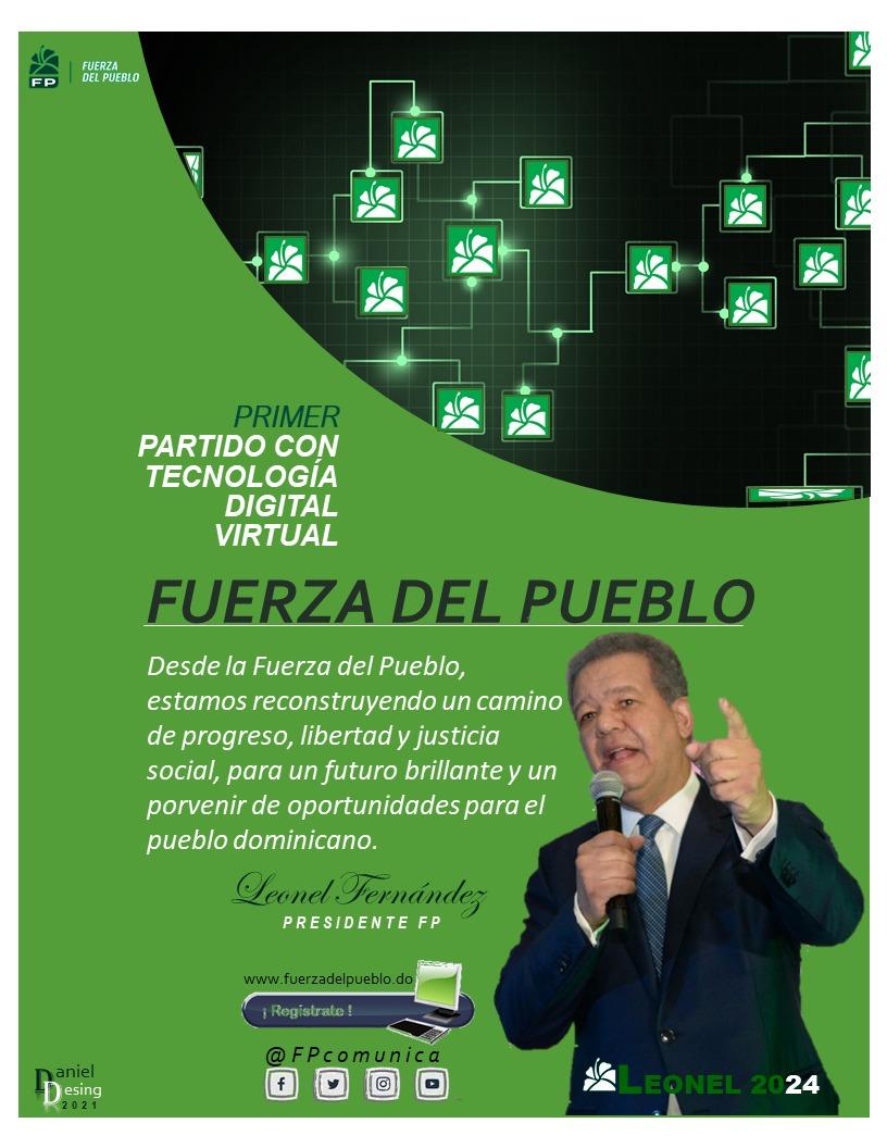 ignacioditrenf's tweet photo. Con gran orgullo @LeonelFernandez anuncia que @FPcomunica se convierte en el primer Partido con Tecnología Digital Virtual. https://t.co/893rjx0ifj