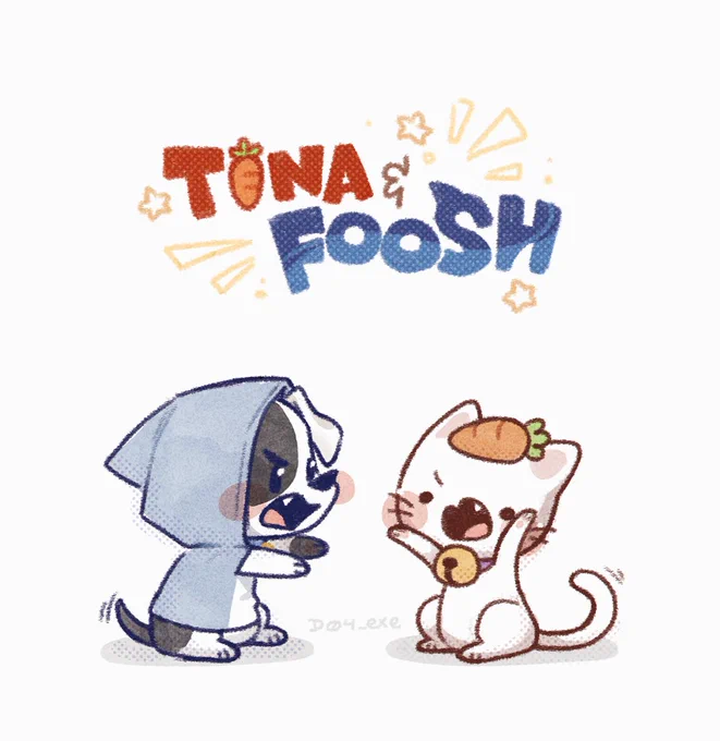 two unlikely pals against the world! ...or each other?

coming soon to [redacted] !!!🥕🦈🐾 