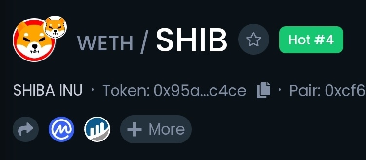 elethereum's tweet photo. $SHIB is trending on Dextools! 🐶🔥 https://t.co/xzccpYcrMG