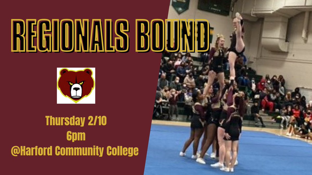 We are headed to Regionals, this Thursday at Harford Community College! 
Competition starts at 6pm!
Tickets on sale now and ONLINE ONLY at events.ticketspicket.com/agency/7e45df0…
Make sure you pick WEST regionals!