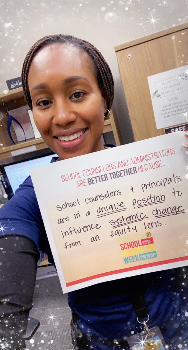 cmariie91's tweet photo. School counselors and administrators are better together because school counselors offer a perspective that is necessary for leadership to forge systemic changes that are necessary for student success! #Equity4Life @MSDWTCounselors https://t.co/0Kw39ZxeXs