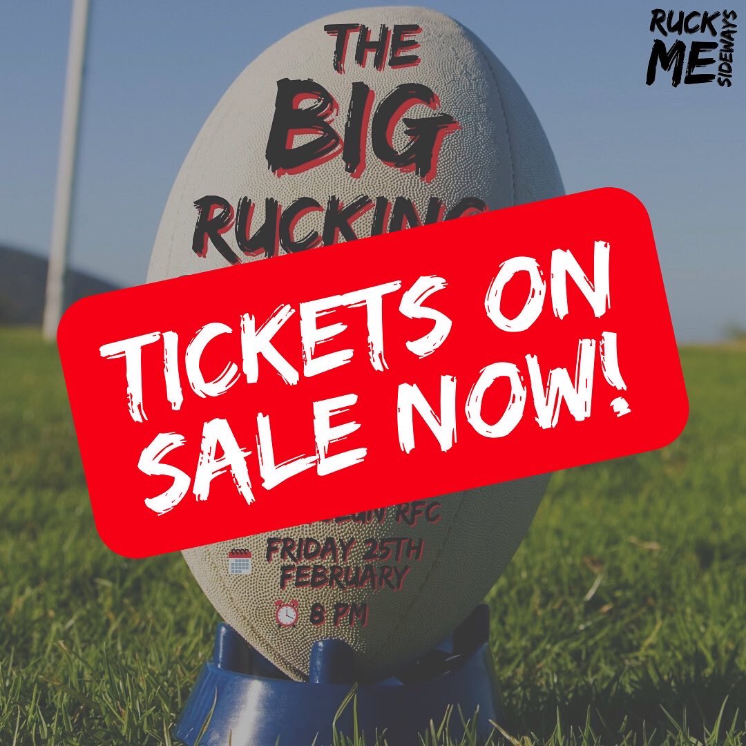 Tickets are on sale now for the Big Rucking Six Nations Quiz!

Assemble a team (of 4 or 6) and head on over to our Instagram to bag yourself a ticket now before they’re all gone! 

👇👇👇

instagram.com/_ruckmesideways