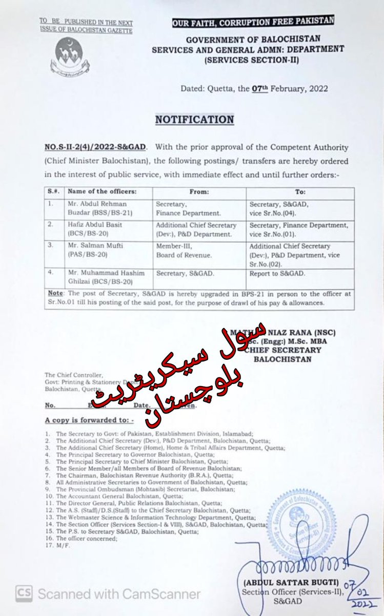 سول سیکریٹریٹ بلوچستان tweet media