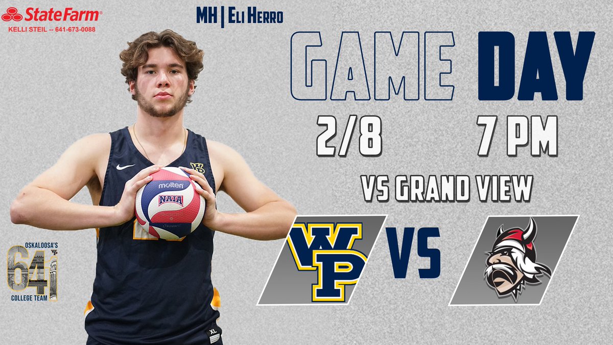 PACK THE PAC TONIGHT!
🏐: #1 Grand View
📍: PAC
⏰: 7 PM
📺: bit.ly/3uFEhnb
📊: bit.ly/3HxfKUK
🎟️: statesmenathletics.com/ticketing